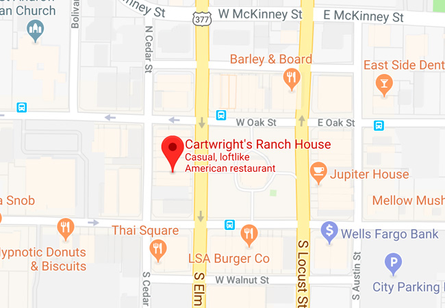 Cartwright's Ranch House Map